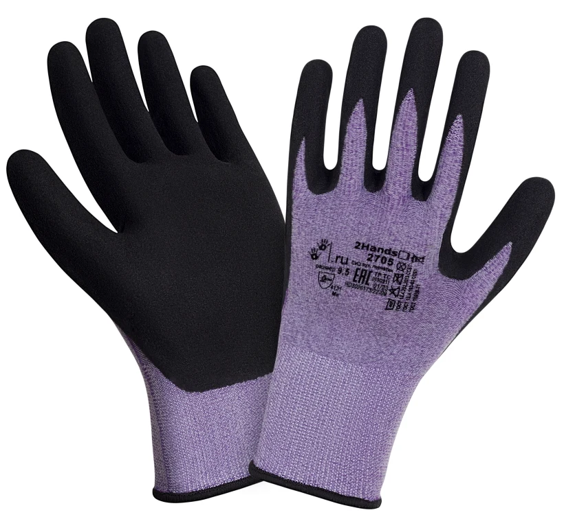 Нейлон/лайкра с нитрилом microfoam 2Hands Air 2705 — фото товара, SIZ5