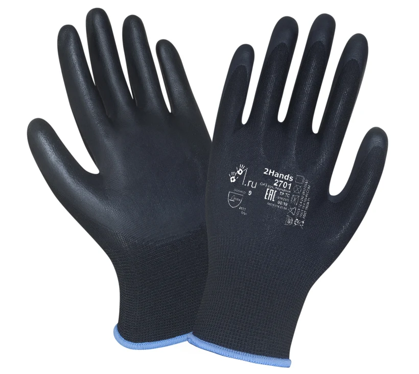 Нейлон с нитрилом 2Hands Air 2701BLK — фото товара, SIZ5